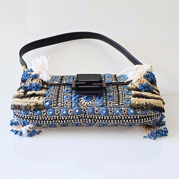 Fendi Baguette Beaded Fringe Mirror Detail - Picture 6 of 15